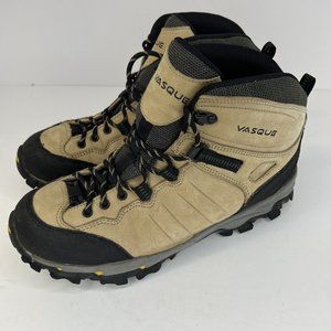 Vasque Waterproof Hiking Boots Women's Size 10.5 Mid-Top Lace-Up Vibram Soles
